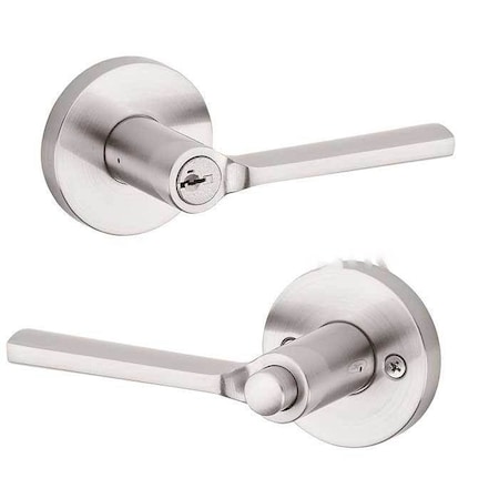 Kwikset Lisbon Keyed Entry Lever 156LSL-RDT-15-SMT-6AL-RCS